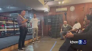 Oahu boxing club visited by owner of Gleason's Gym