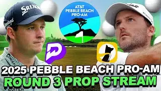 Pebble Beach Pro-Am Round 3 Betting Preview : Weather, Pins, Averages, Prize Picks + Underdog Props