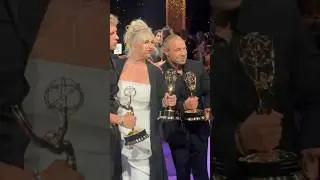 #Adolescence star Stephen Graham brought his family to get his trophy engraved. #emmys #shorts #tv