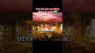 Top ten job creating cities in India🇮🇳 | #topten #topcities #shorts