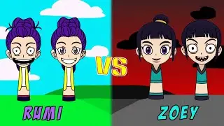 Zoey vs Rumi (from Kpop Demon Hunters) |My Sprunki OC | Animation