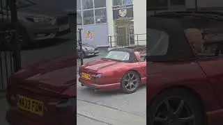 TVR Chimaera arriving at Leigh car meet 28/07/25 #cars #car #automotive #automotive #tvr #sportscar