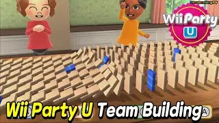 Wii Party U - Team Building (Expert com)🎵 Skura vs Giulia vs Leonel vs Paula | AlexGamingTV