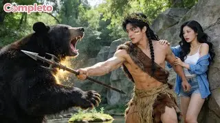 Chica huye de oso y usa al rey tribal CEO como escudo—pero él exige como pago tener hijos con ella！
