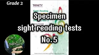 Specimen sight reading tests - No.5 (P72) | TRINITY Sight Reading PIANO Initial-Grade 2