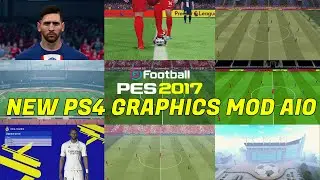 ОБЗОР НОВОГО ГРАФИЧЕСКОГО МОДА PES 2017 ДЛЯ PS4