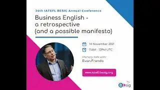 Evan Frendo 2021 Plenary   Business English - a retrospective and a possible manifesto