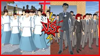 Shinto Priest VS Tax Office || SAKURA School Simulator