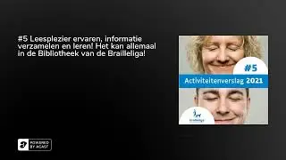 #5 Leesplezier ervaren, informatie verzamelen en leren! Het kan allemaal in de Bibliotheek van de...