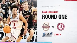 NCAA Men&rsquo;s March Madness Highlights:(13) Charleston vs. (4) Alabama