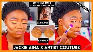 #MELANINGLOW | Jackie Aina X Artist Couture Diamond Glow Powder | Hmmmmmmm