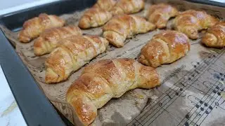 Hem Tatlı Hem Tuzlu! Kat Kat Kruvasan Poğaça Nasıl Yapılır? #recipe 