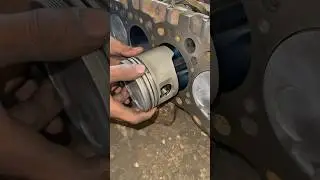Engine Restoration | Piston Installation #shortsfeed #mechanic #viral