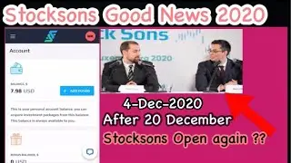 Stocksons Good News Today | Stocksons is Coming | After 20 December