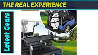 `Golf Cart Bag Holder Bracket: The Essential No-Drill Upgrade!