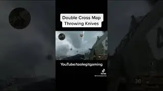 Double Cross Map Throwing Knives #contentcreator #codww2 #throwingknife #crossmap #codww2gameplay