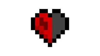 Minecraft half heart