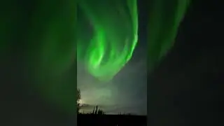 How my iPhone sees the northern lights vs. my camera!