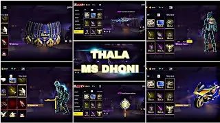 FREE FIRE THALA CHARACTER WISHLIST 🤔 || FREE FIRE MS DHONI CHARACTER