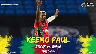 Keemo Paul cpl2020 GAWvsSKP 3wicket.