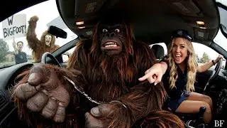 Bigfoot Gets Arrested But Still Streams 😂 | Chaotic Police Car Series