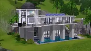 Sims 3 House Renovation - Cliffside