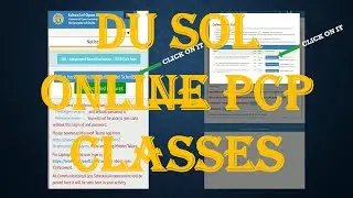 DU/SOL ONLINE PCP CLASSES 2020 ||STEP BY STEP FULL PROCESS||