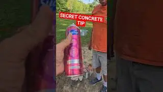 Секрет резки бетона с лаком для волос #бетон #шорты
