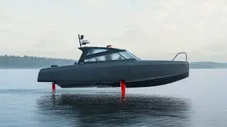 Insane Hydrofoil Boat | The Candela C-8 Flying Boat