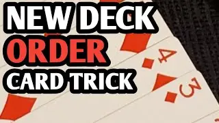 Self Working Card Trick New Deck Order. Easy Beginner Magic trick & Shoutouts