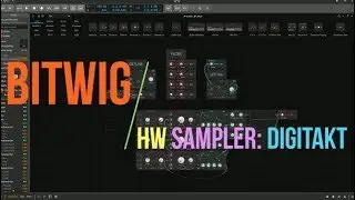 Bitwig Tutorial: Use a hardware sampler! *Digitakt*