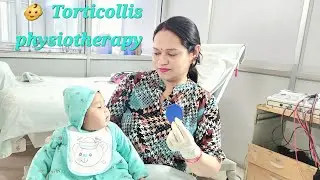 Torticollis physiotherapy management👶#physio #shortsyoutube #viral #Stretching exercises 4 wry neck