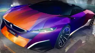 Asphalt 8, PEUGEOT ONYX, Multiplayer In August 2022 Wearing Its Beautiest Decal, 4K 60fps