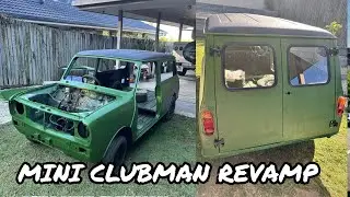 Raptor Painted 1974 Mini Clubman Panel Van