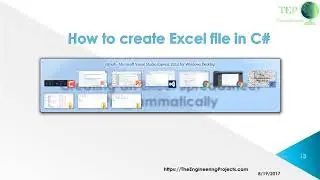 095 - How to create Excel file in C#