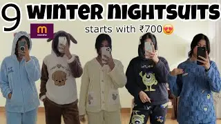  Affordable Winter Night suit haul *affordable meesho haul * #winternightsuits #meeshofinds 