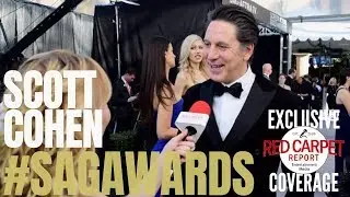 Scott Cohen #TheAmericans interviewed at 25th Screen Actors Guild Awards Silver Carpet #SAGAwards