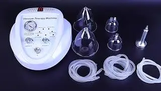 Vacuum Cupping Scraping Machine With 32 Cups Suction Pump Massage Cups, Biotronix Solution Forever