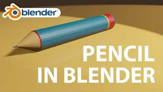 How to create pencil in blender