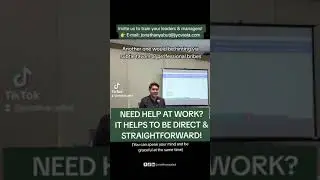 𝗡𝗘𝗘𝗗 𝗛𝗘𝗟𝗣 𝗔𝗧 𝗪𝗢𝗥𝗞? 𝗜𝗧 𝗛𝗘𝗟𝗣𝗦 𝗧𝗢 𝗕𝗘 𝗗𝗜𝗥𝗘𝗖𝗧 & 𝗦𝗧𝗥𝗔𝗜𝗚𝗛𝗧𝗙𝗢𝗥𝗪𝗔𝗥𝗗