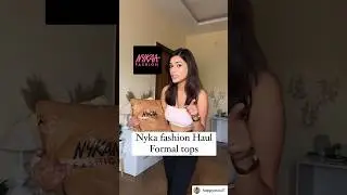Nyka fashion haul | office tops 💞 #nykaafashion #nykaahaul #shorts