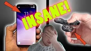 1000mph FIDGET SPINNER VS SAMSUNG GALAXY S8! (WILL IT SURVIVE?)
