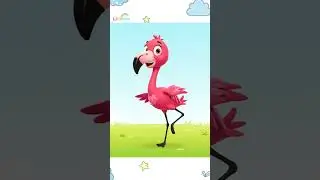 Balance Like a Flamingo!🤸✨Flamingo Balance Exercise for Kids | Lililoom