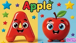 Cartoon Phonics Song A to Z | Learn ABC Letter Sounds for Kids| Animated & Fun song 🔤Smart skill