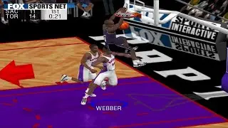 Fox Sports NBA Basketball 2000 - Kings vs. Raptors - PC Gameplay - Highlights