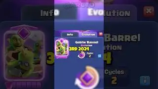 SOMEONE STOP EVO GOBLIN BARREL👽🔨 #clashroyale