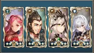[King's Raid] Glenwys with low* UW Team PvE