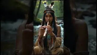 💚Deep Relaxation and Spiritual Cleansing Native American Flute Music #waterfalls #shorts #viralvideo