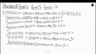 Standard form #short form # of numbers###maths #onlinesclasses #foundation 