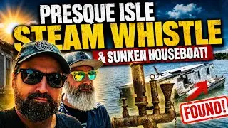 1899 Presque Isle Steam Whistle | Houseboats | 1872 Presque Isle Lighthouse